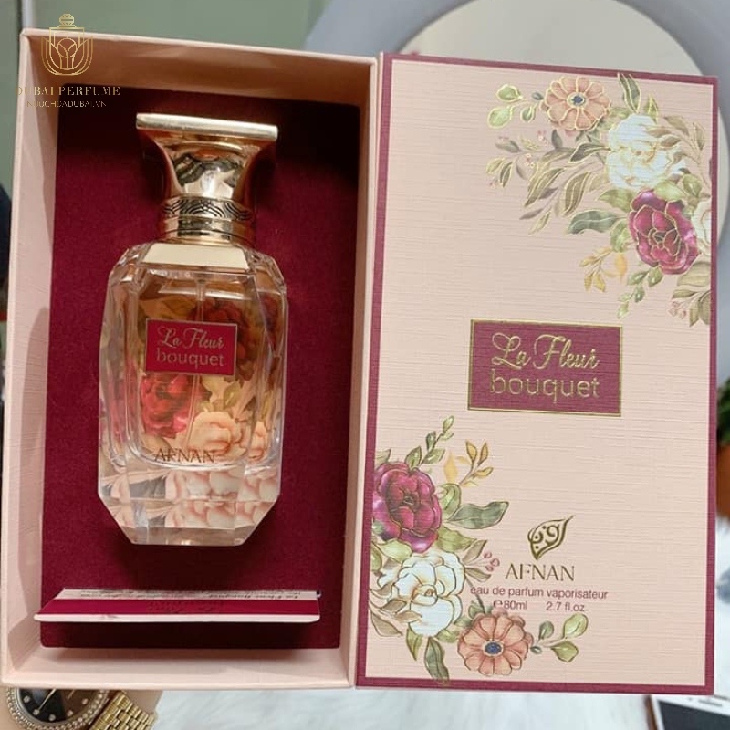 Nước Hoa Dubai Nữ Afnan Perfumes La Fleur Bouquet EDP 80ml