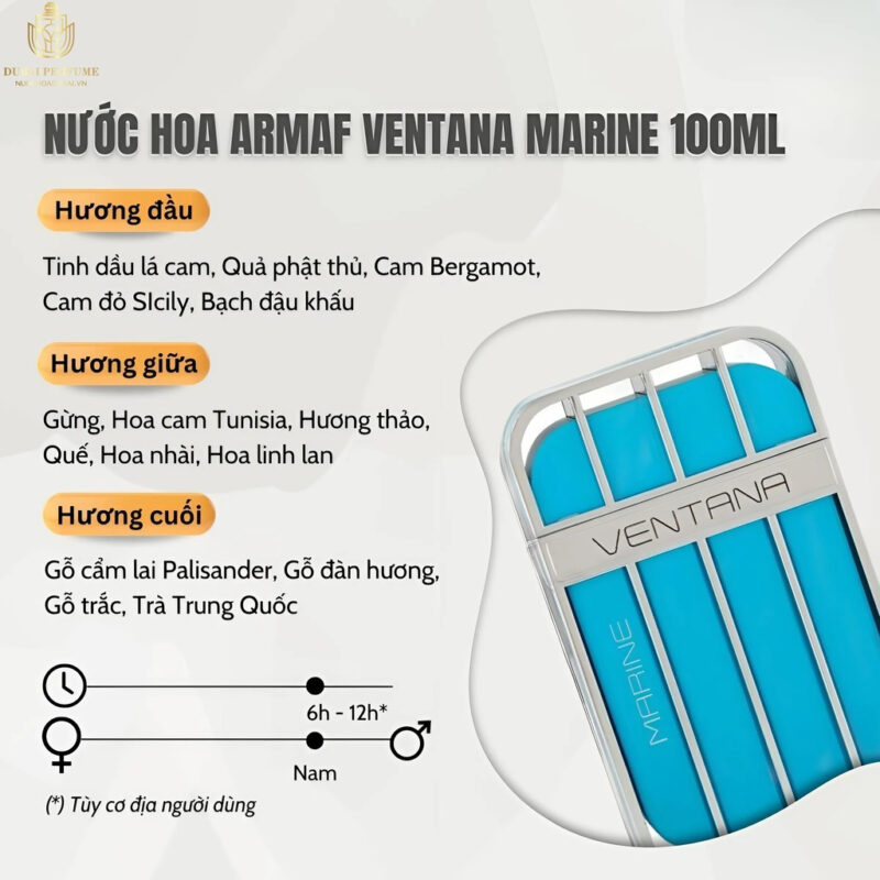 Nước Hoa Dubai Nam Armaf Ventana Marine EDP Nước Hoa Dubai Nam Armaf Ventana Marine EDP