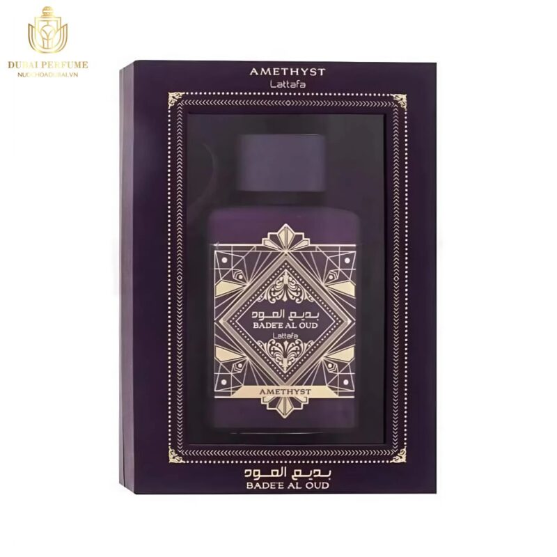 Nước hoa Dubai Bade’e Al Oud Amethyst Lattafa EDP