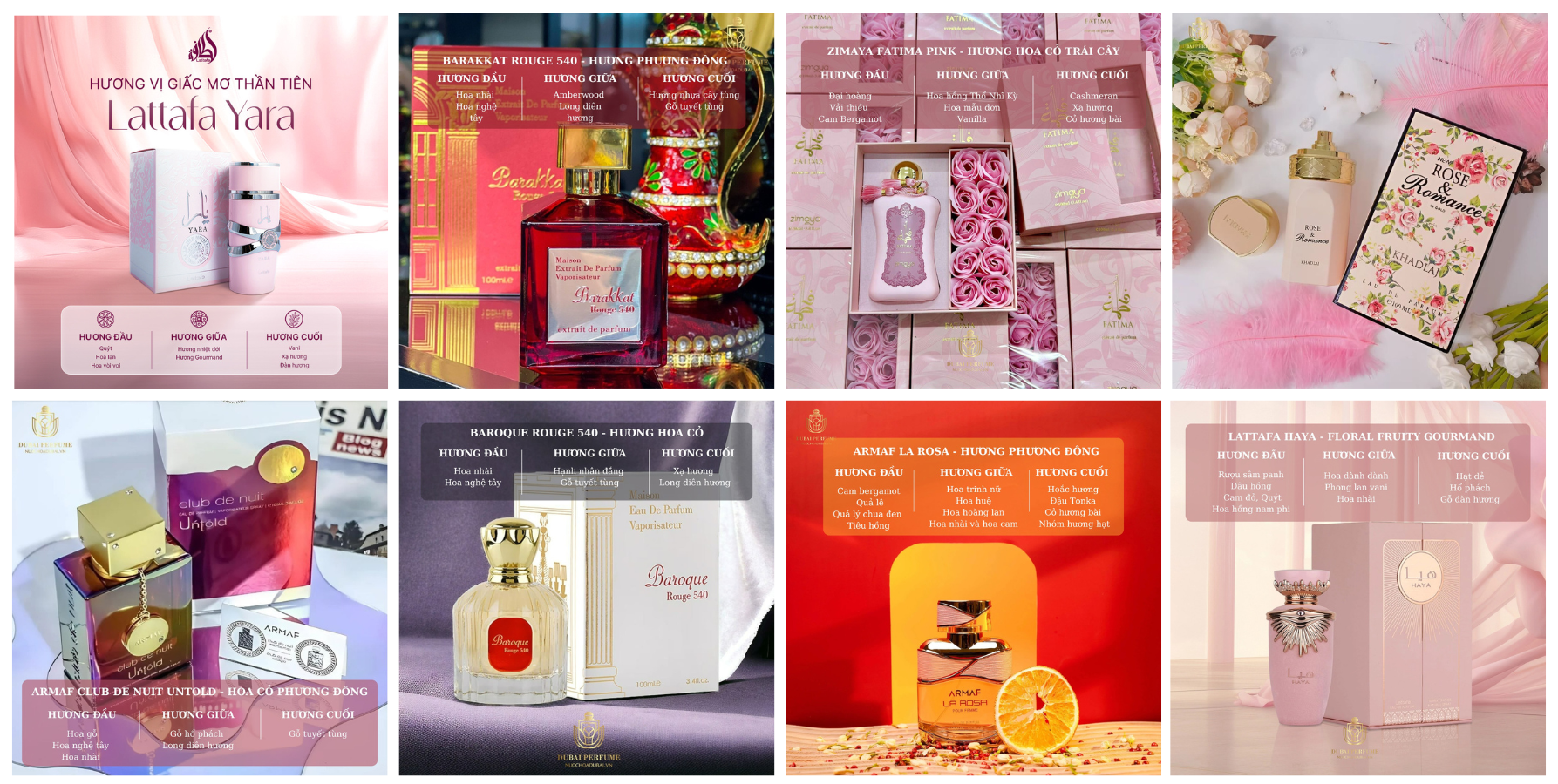 Nước hoa Dubai - Món quà tặng Noel đầy tinh tế
