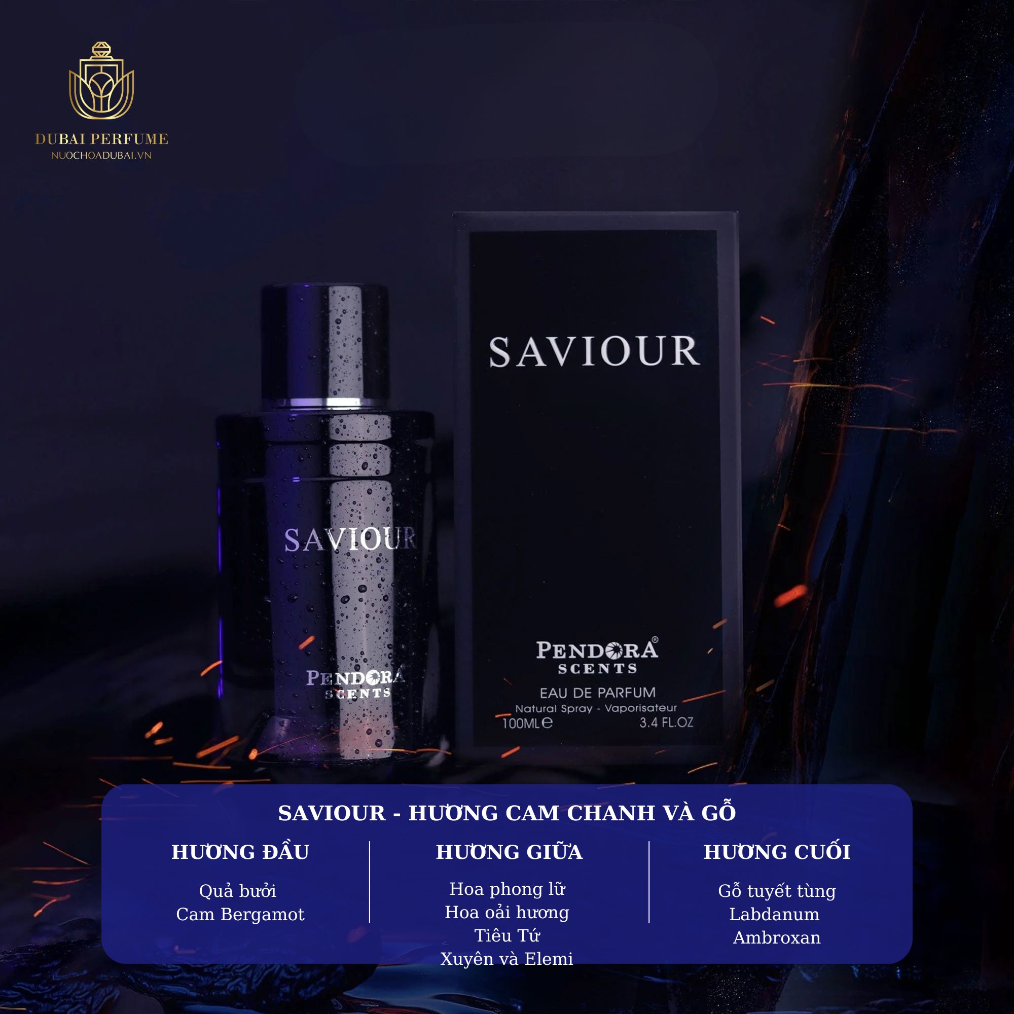 Nước Hoa Dubai Nam Saviour Cho Cuộc Hẹn Hò