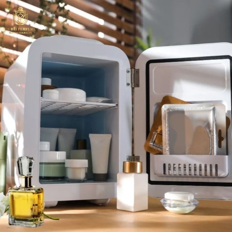 Không nên bảo quản nước hoa trong tủ lạnh Không nên bảo quản nước hoa trong tủ lạnh