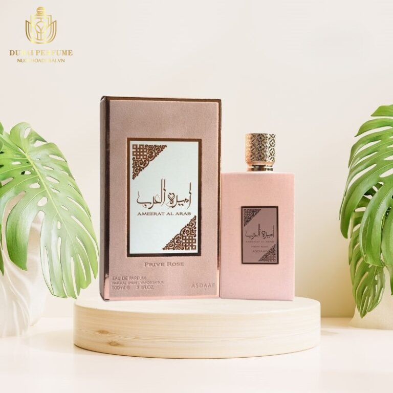 Nước Hoa Dubai Nữ Lattafa Ameerat Al Arab Prive Rose Qúy Phái