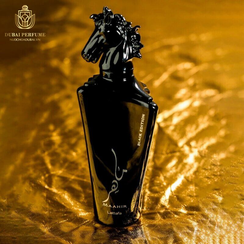 Nước Hoa Dubai Unisex Lattafa Maahir Black 100ml