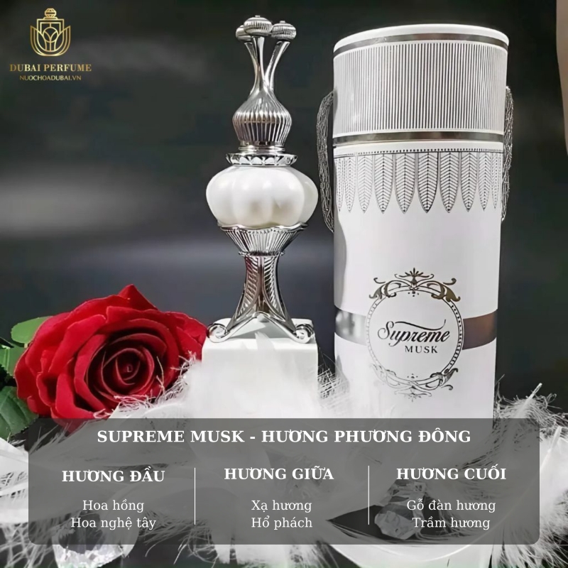 Tinh Dầu Nước Hoa Dubai Nữ Supreme Musk