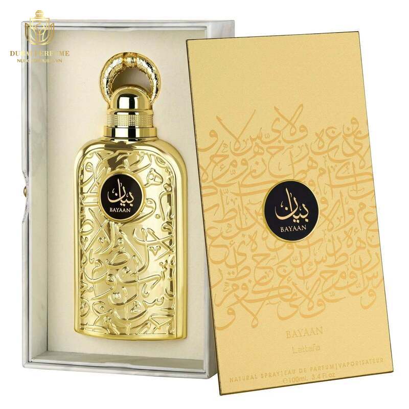 Chai Nước Hoa Màu Vàng Gold Sang Trọng Đẳng Cấp