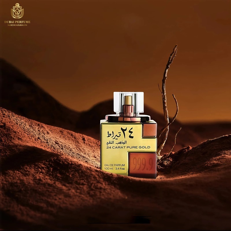Nước Hoa Dubai Nữ Lattafa 24 Carat Pure Gold 100ml