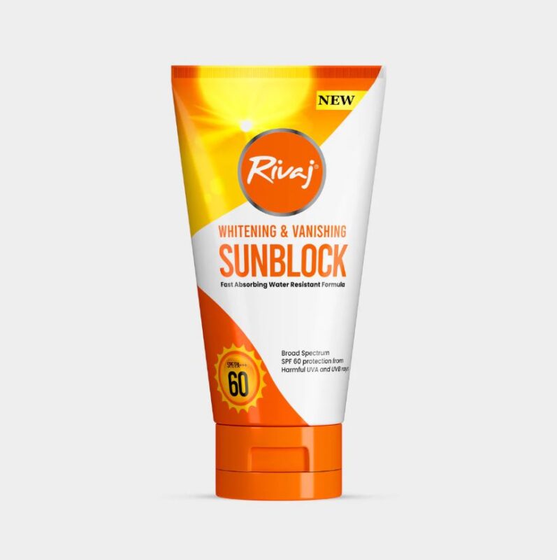 Kem chống nắng Dubai Rivaj UK Whitening & Vanishing Sunblock SPF60 100ml