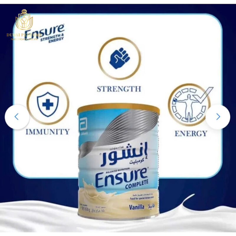 Sữa bột Dubai Ensure Complete Vanilla 850g  